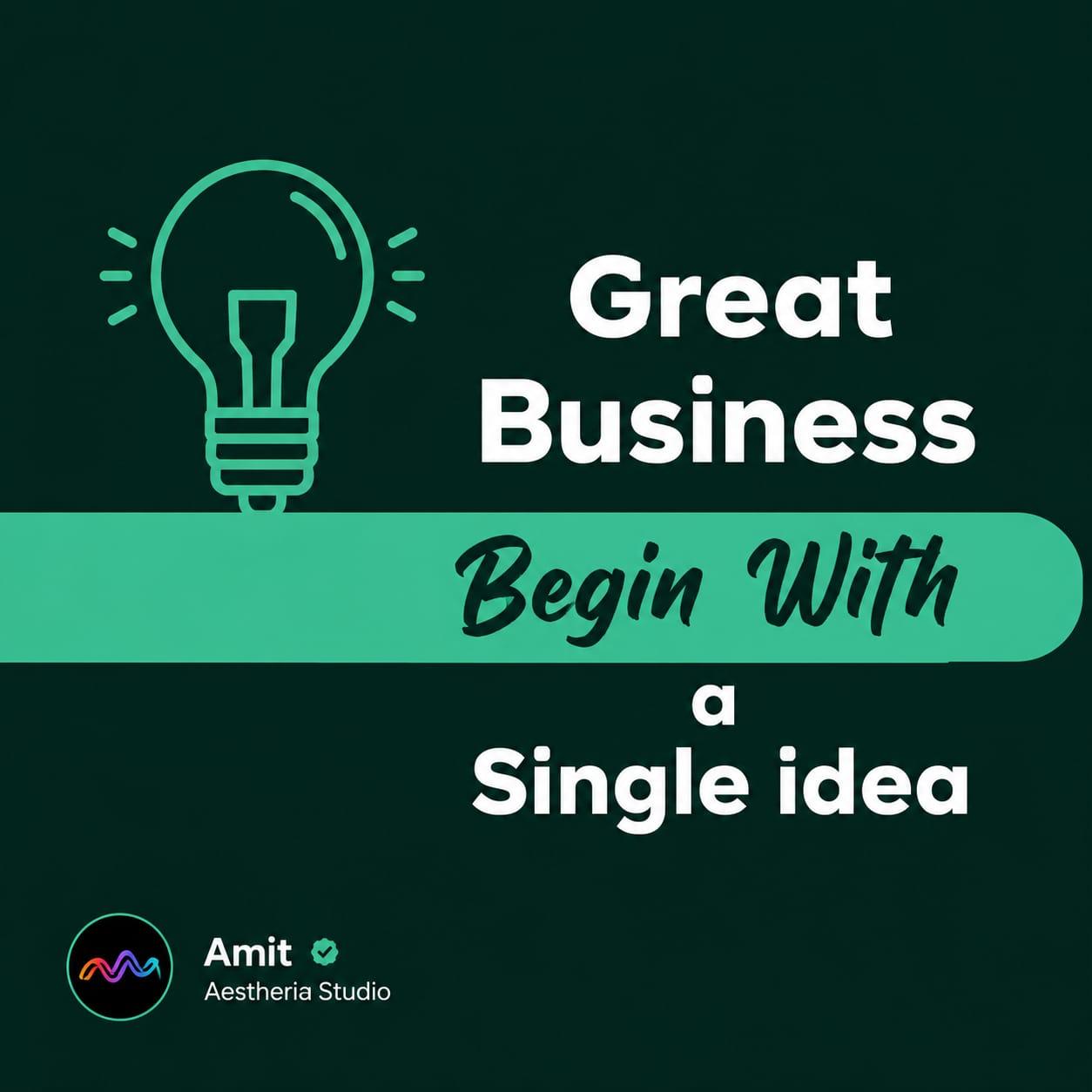 Business idea Instagram carousel preview